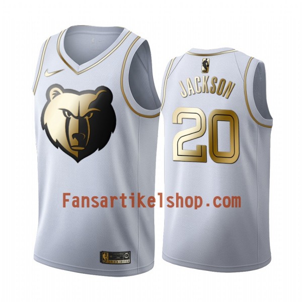 NBA Memphis Grizzlies Trikot Josh Jackson 20 Nike 2019-2020 Weiß Golden Edition Swingman - Herren NBA Memphis Grizzlies Trikot Josh Jackson 20 Nike 2019-2020 Weiß Golden Edition Swingman - Herren